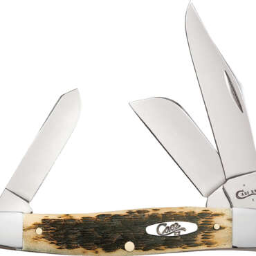 CAE LARGE STOCKMN AMBR BONE CS
