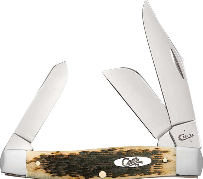 CAE LARGE STOCKMN AMBR BONE CS