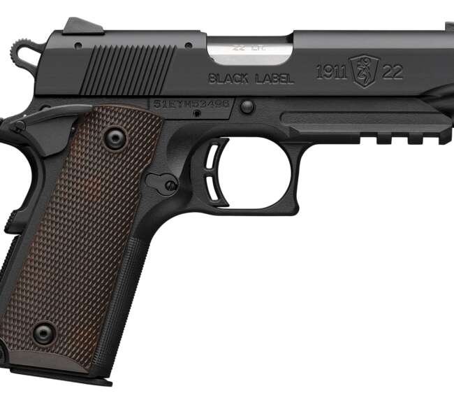 BROWNING 1911-22 BLK LBL 22LR 3.7"    #