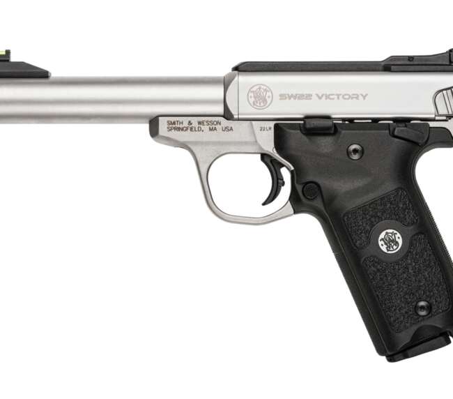 SMITH AND WESSON SW22 VICTORY 22LR SS 5.5" 10+1