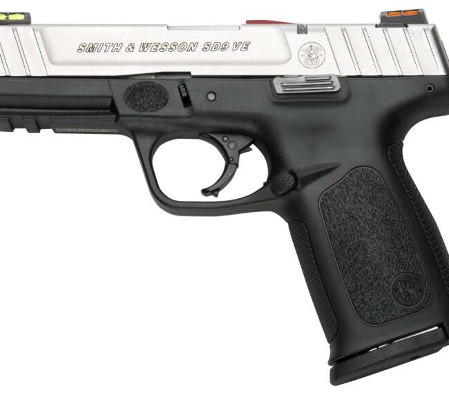 SMITH AND WESSON SD9VE 9MM 10+1 4" SS HI-VIZ