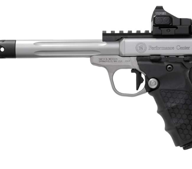 SMITH AND WESSON SW22 VICTORY TGT 22LR 6" OPTIC