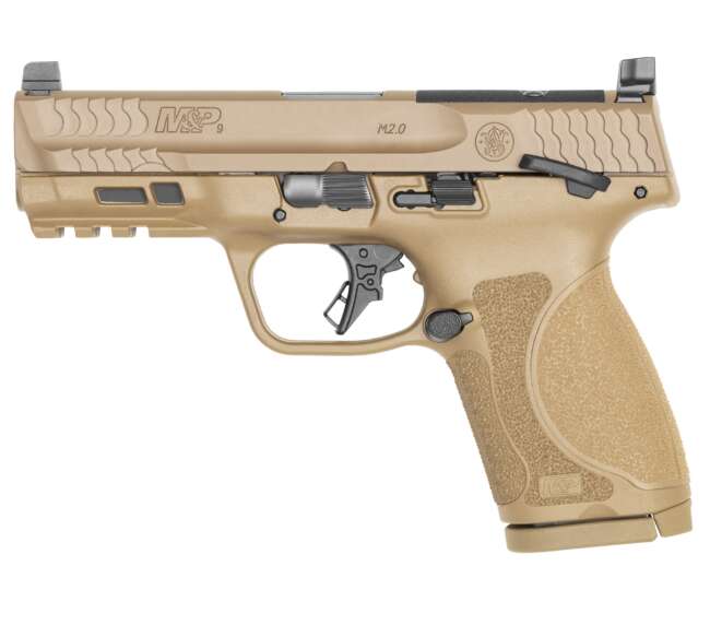 SMITH AND WESSON M&P9 M2.0 CPT 9MM FDE 4" OR