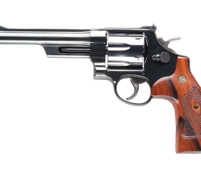 SMITH AND WESSON 25 45LC 6.5" 6RD BL/WD AS