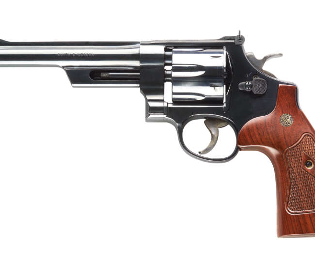 SMITH AND WESSON 27 357M/38S 6.5" 6RD BL/WD AS