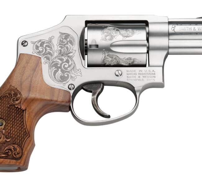 SMITH AND WESSON 640 357MAG 2-1/8" 5RD ENGRAVED