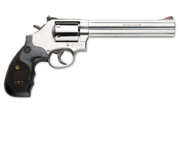 SMITH AND WESSON 357MAG SER 357M/38S 7" SS/LAM