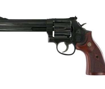 SMITH AND WESSON 586 357MAG 6" BL/WD AS 6RD