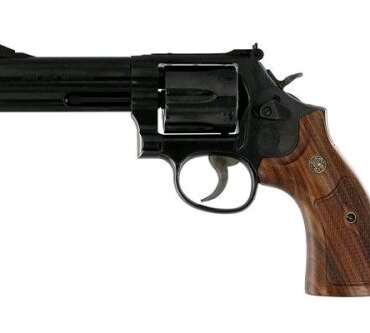 SMITH AND WESSON 586 357MAG 4" BL/WD AS 6RD