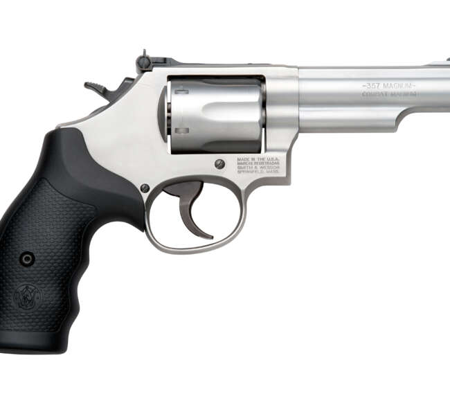 SMITH AND WESSON 66 357MAG 4.25" SS 6RD AS