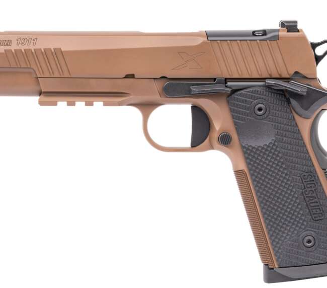 SIG SAUER 1911X 45ACP COYOTE/BLK 5"