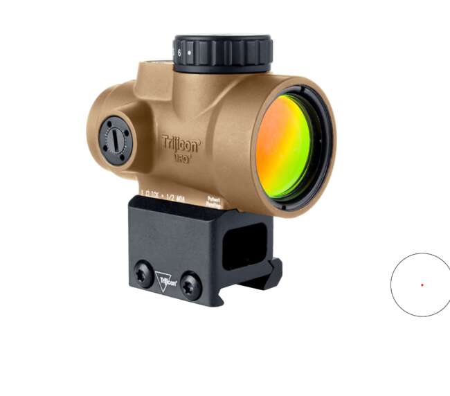 TRIJICON MRO SD 1X25 2MOA COYOTE MID MT
