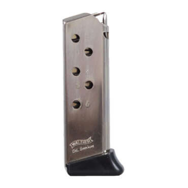 WAI MAG PPK 380 W/FR 6RD NKL