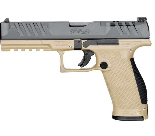 WALTHER ARMS PDP 9MM FS 5" BLK/TAN 18+1 OR#