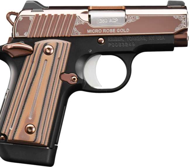 KIMBER MICRO ROSE GLD 380ACP 2.75" NS