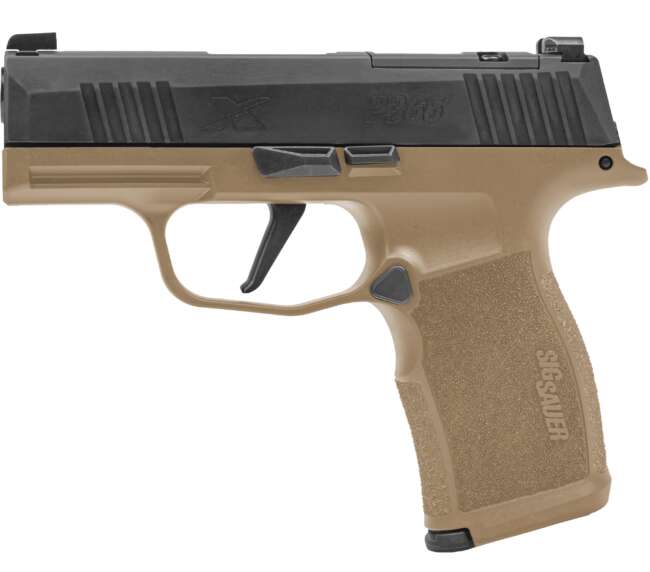 SIG SAUER P365X 9MM COY/BLK 3.1 12+1 NS#