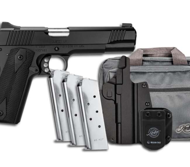 KIMBER CUSTOM LW CLUB BUNDLE 45ACP