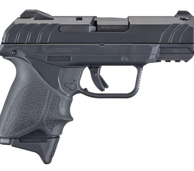 RUGER SEC-9 CMPCT 9MM BLK/HOGUE 10+1