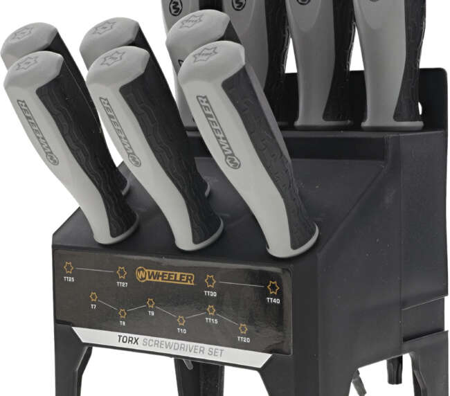 WHE BNCH TOP SCRWDVR TORX 10PC