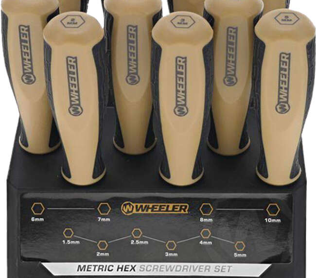 WHE BNCH TOP SCRWDVR MHEX 10PC