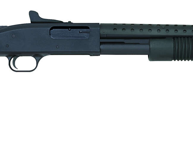 MOSSBERG 590 PERSUADER 12/20 BL/SY 9+1