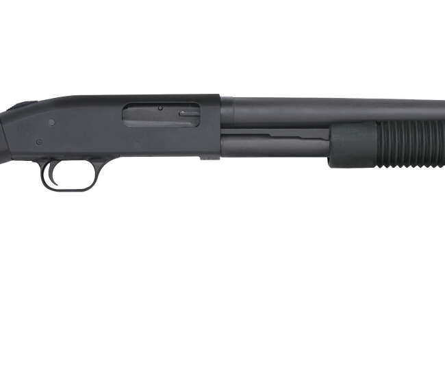 MOSSBERG 590 12/18.5 BL/SY 7SH BEAD SGT