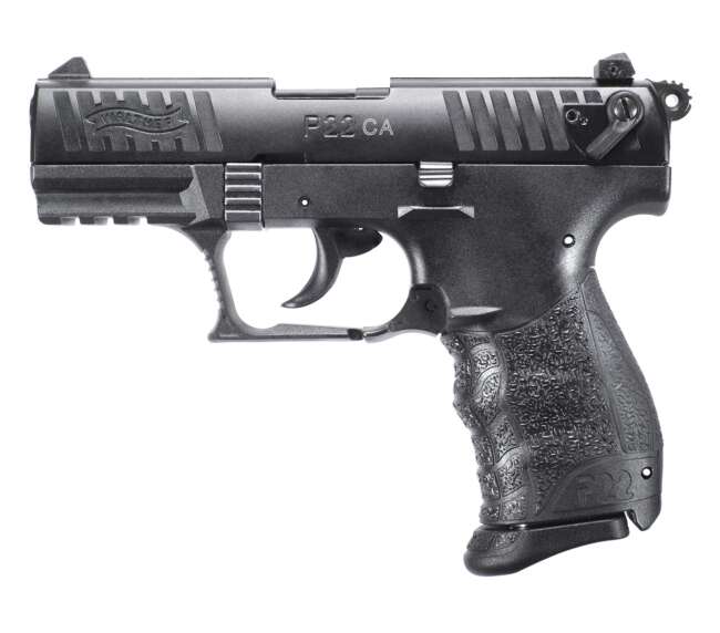 WALTHER ARMS P22 22LR BLACK 10+1 3.4" CA
