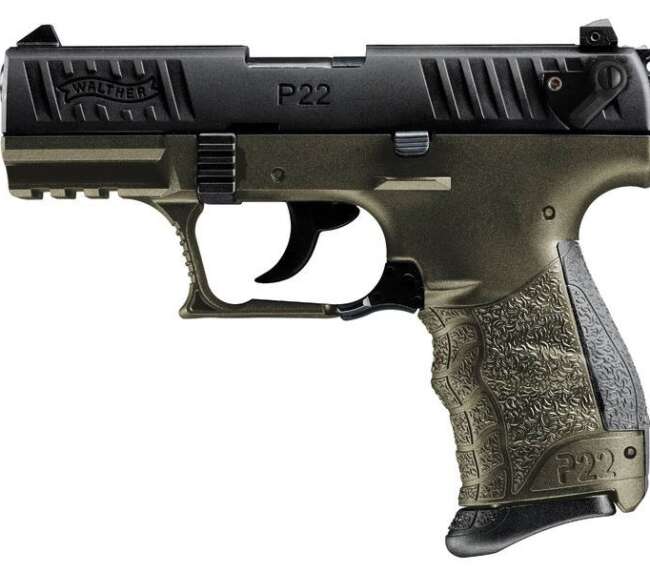 WALTHER ARMS P22Q MILITARY 22LR 10+1 3.4"