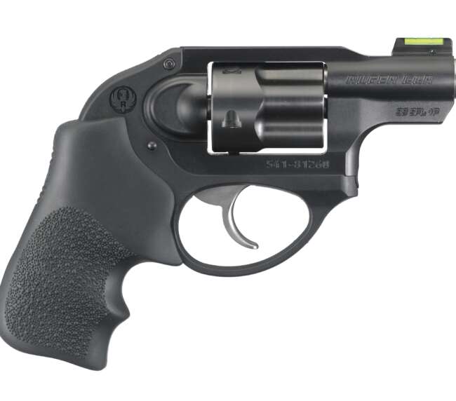 RUGER LCR 38SPC BL 5RD GRN HI VIZ