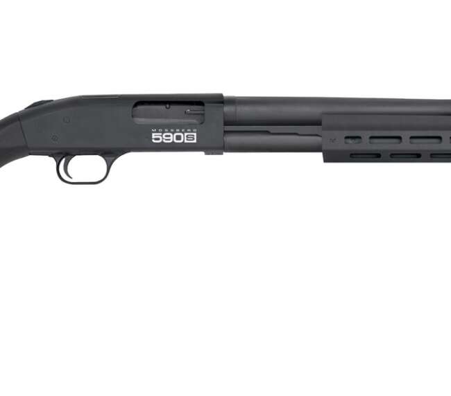MOSSBERG 590S TACT 12/20 13+1 BL/SY OR