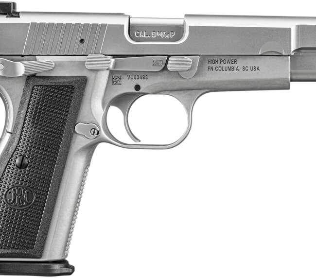 FNM HIGH PWR 9MM DA SS 10RD