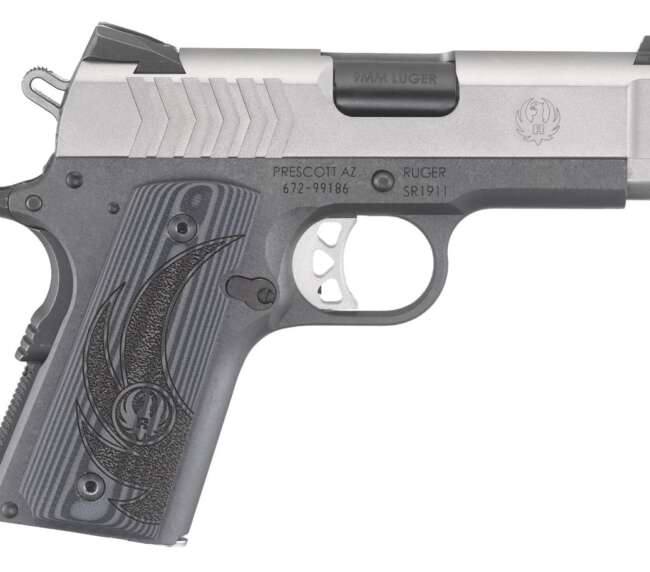 RUGER SR1911 9MM SS/ALUM 3.6" 8+1  #