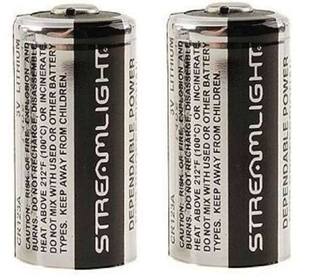 STREAMLIGHT CR2 LITHIUM BATTERIES 2PK