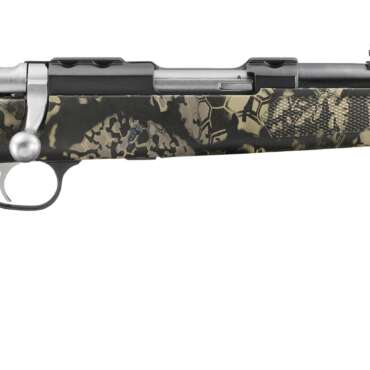 RUGER 77/44 44MAG BL/CAMO 16" AS TB