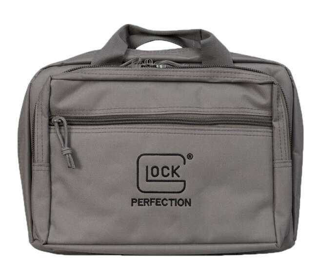 GLK DOUBLE PISTOL CASE GRAY