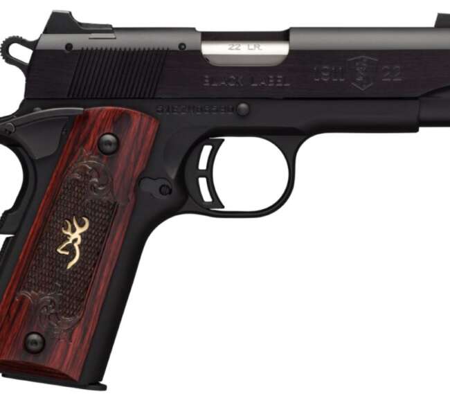 BROWNING 1911-22 MED CMPT 22LR BL 10+1