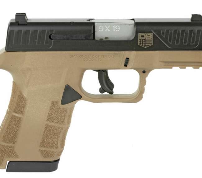 DIAMONDBACK FIREARMS AM2 9MM FDE SUB CMPT 15+1 3.5"