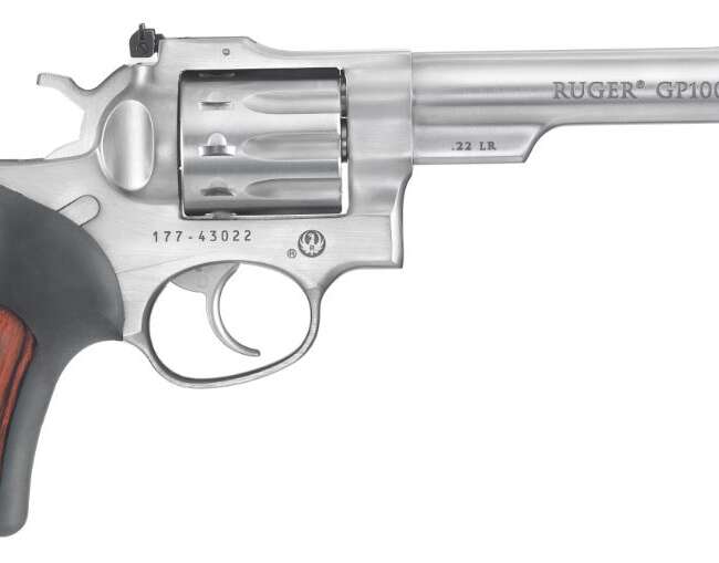 RUGER GP100 22LR 10SH 5.5" DA AS SS