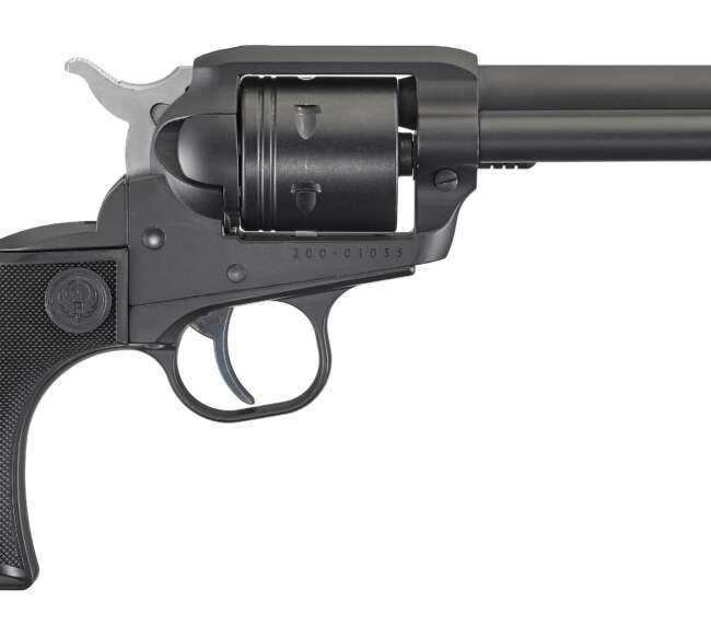 RUGER WRANGLER 22LR BLK/SYN 4.6" 6SH