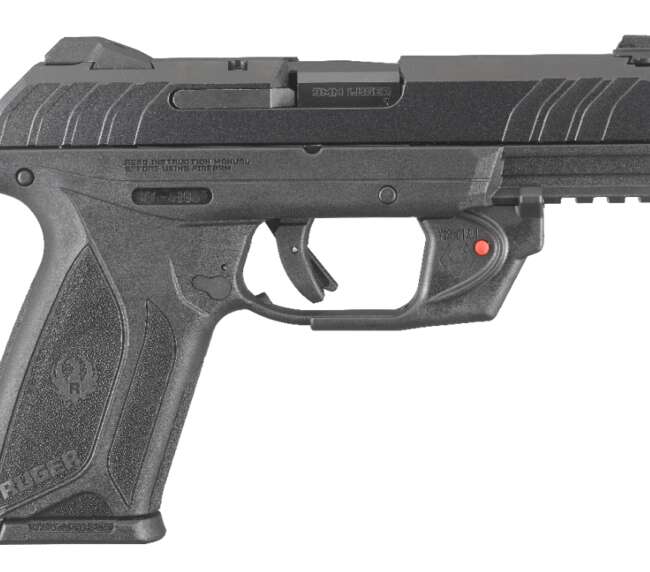 RUGER SECURITY9 9MM BK 4" 15+1 LASER