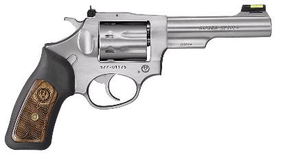 RUGER SP101 22LR 4.2" SS AS FIB OPT
