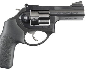 RUGER LCRX 38SPC+P BLK 3" HOGUE GP