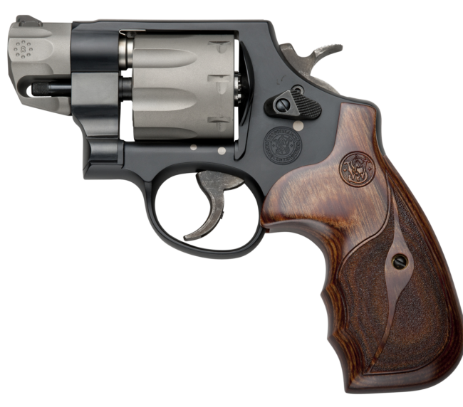 SMITH AND WESSON 327 PC 357MAG 2" BL/WD FS 8RD