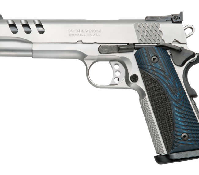 SMITH AND WESSON SW1911PC 45ACP 8+1 5" SS/G10