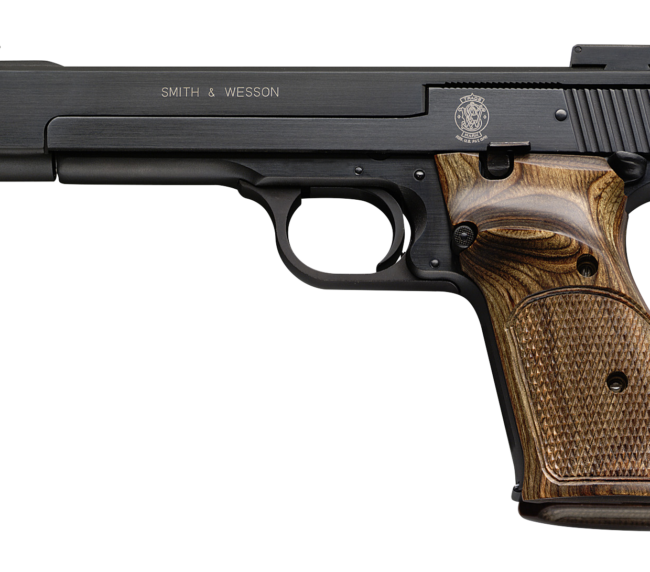 SMITH AND WESSON 41 22LR 10+1 BLUE/WOOD 5.5" AS