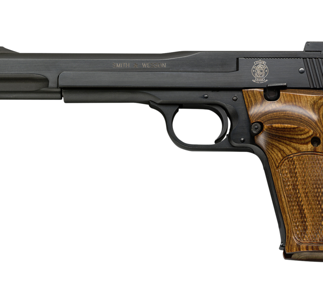 SMITH AND WESSON 41 22LR 10+1 BLUE/WOOD 7" AS