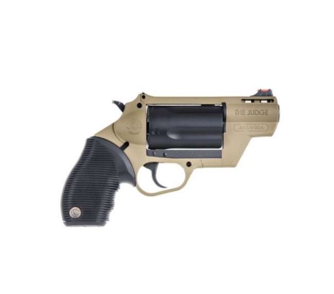TAURUS PUB DEF POLY 410/45 FDE/BLK 2"