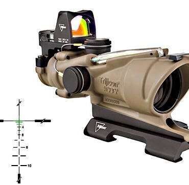 TRIJICON ACOG 4X32 FDE BAL GREEN 5.56MM