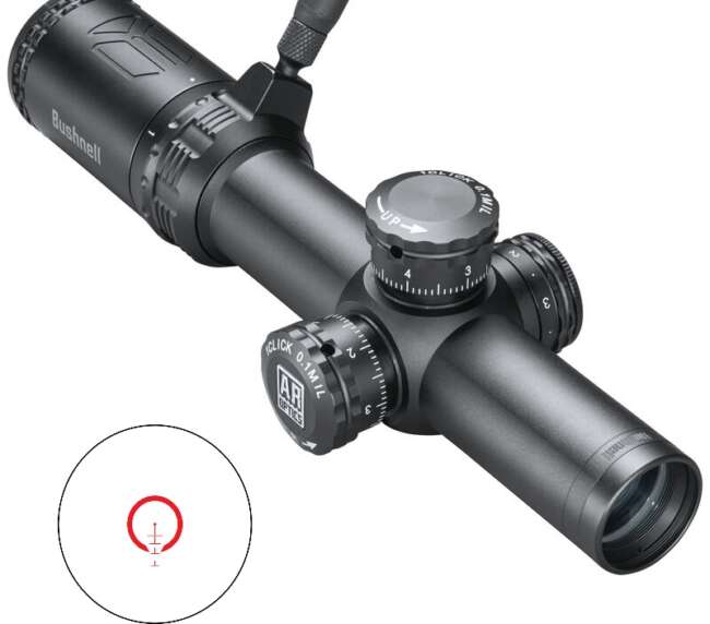 BUSHNELL AR OPTICS 1-4X24 BTR-1 BLK