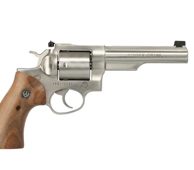 RUGER GP100 44SPC SS 5" HALF LUG